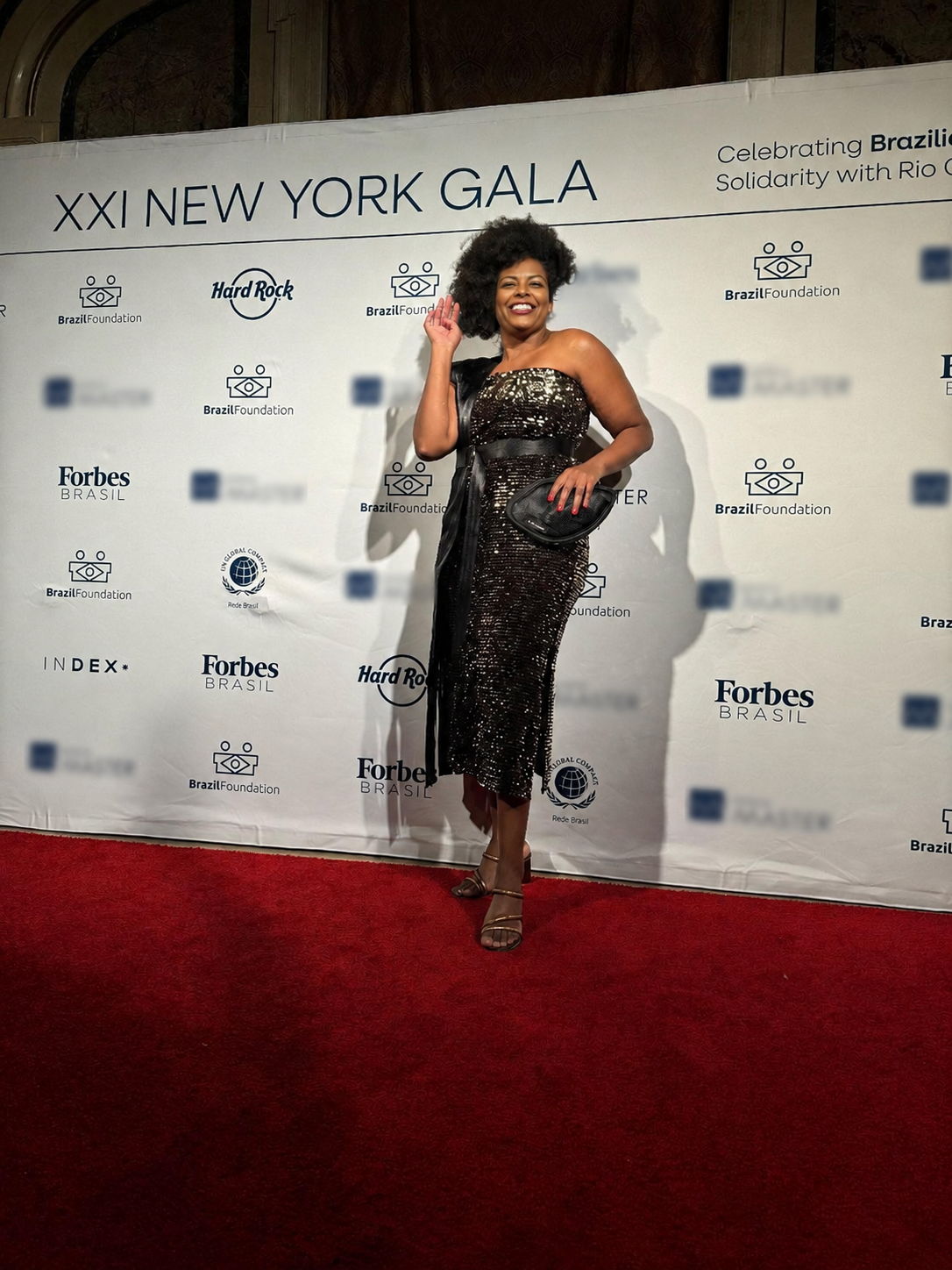 Inês Ferreira at the BrazilFoundation New York Gala